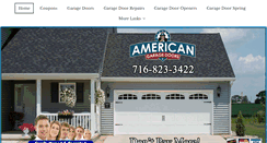 Desktop Screenshot of americangaragedoors.com